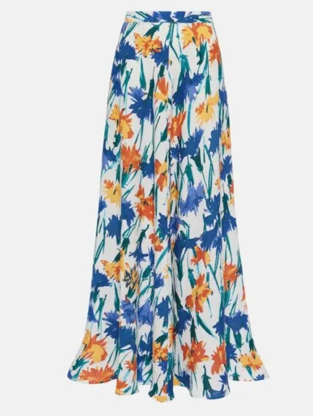 DIANE VON FURSTENBERG DVF Florencia Floral Maxi Skirt Size 6 - Picture 3 of 9